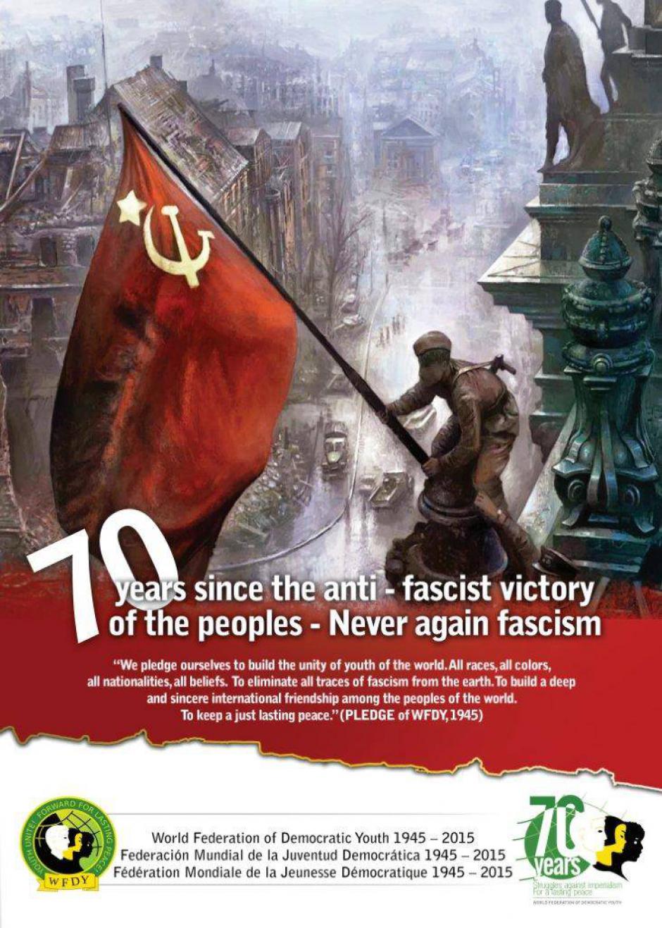 8 mai 1945: 70 ans d'une victoire toujours d'actualité (MJCF) 8 mai 1945: 70 ans d'une victoire toujours d'actualité (MJCF)