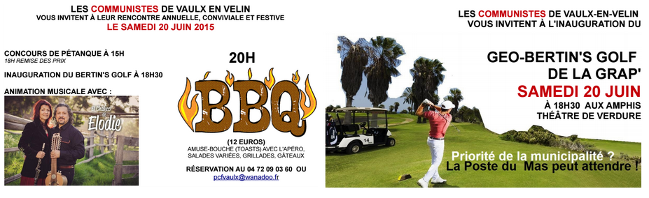 Vaulx-en-Velin : La fête des communistes c'est demain !