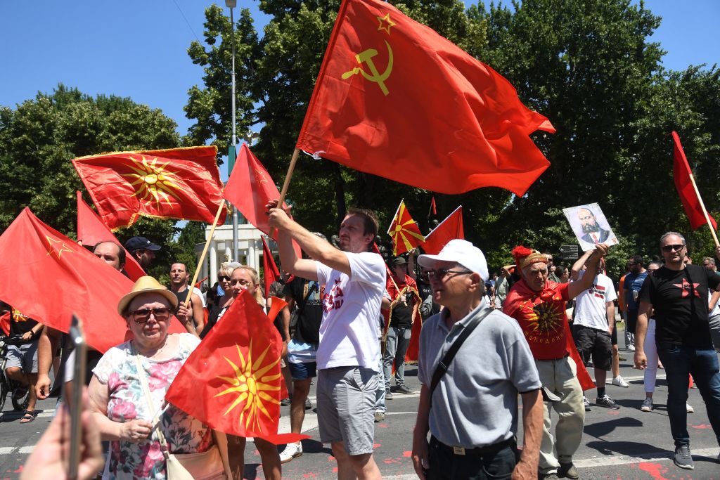Progression des communistes en Macédoine du Nord