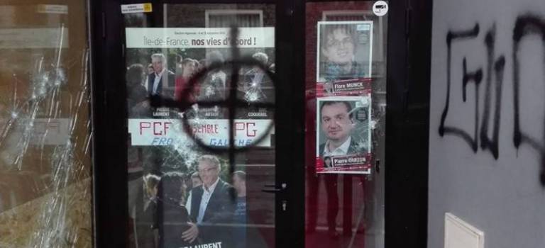 La Maison des communistes de Villejuif vandalisée La Maison des communistes de Villejuif vandalisée