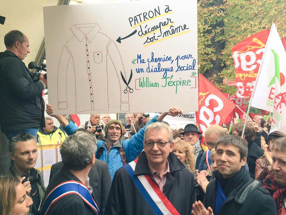 Air France : Le PCF présent à la manifestation Air France : Le PCF présent à la manifestation