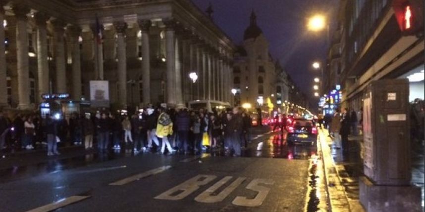 Manifestation anti-AFP de la Ligue de défense juive, un journaliste pris à partie