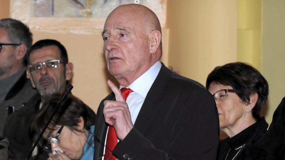 Le conseiller municipal communiste Aimé Couquet figure parmi les destinataires de la lettre de menace