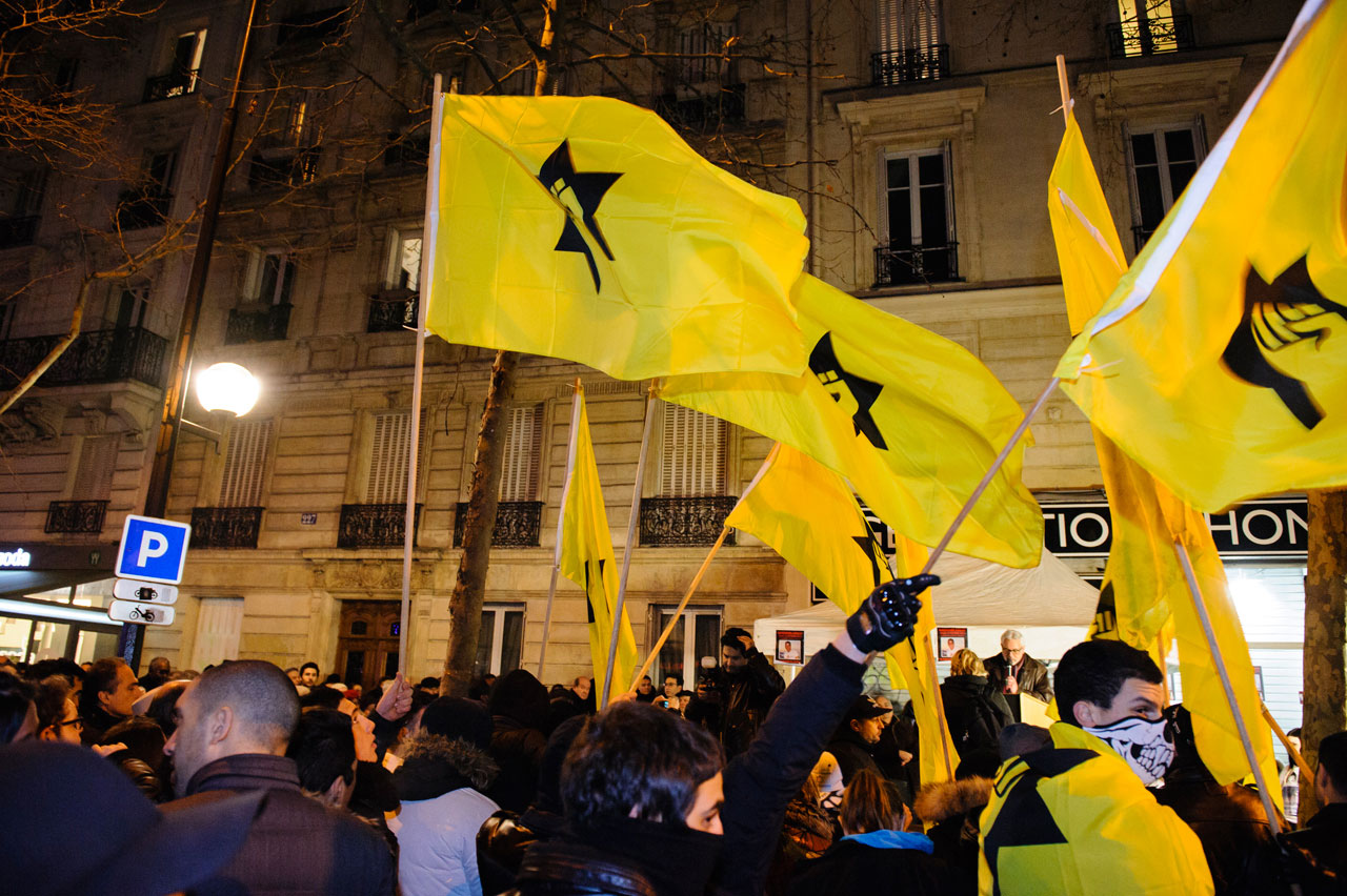 "Exigeons que tous les groupuscules d'extrême droite, dont la LDJ, soient dissous" (PCF Paris)