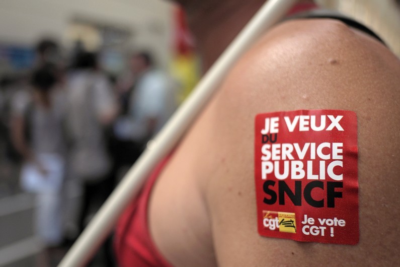 SNCF: la CGT conserve la 1ère place