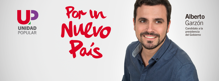 915.346 suffrages (3,67%) pour Alberto Garzón (Izquierda Unida)