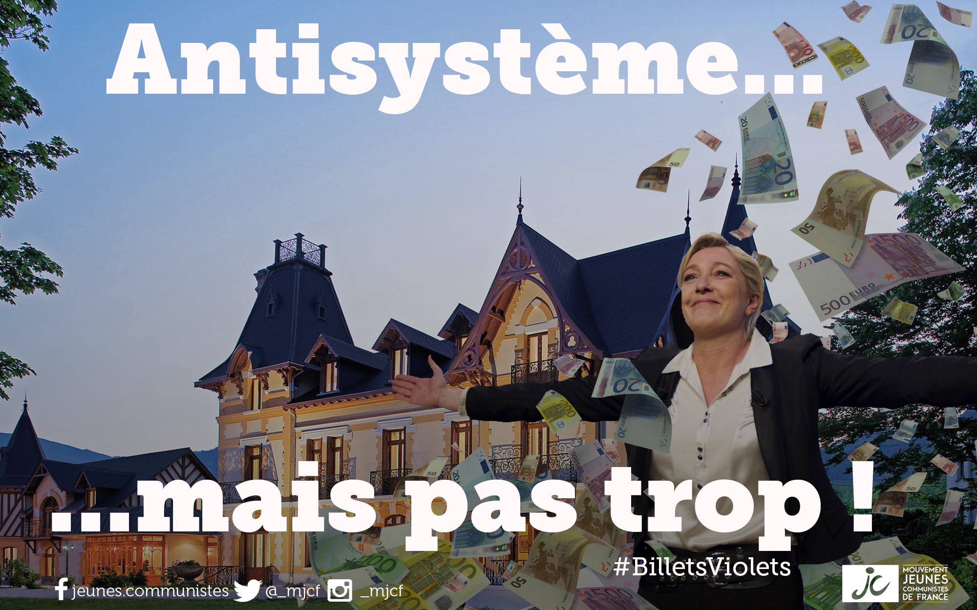 L’opulence immobilière de Marine Le Pen épinglée par « Le Canard enchaîné »