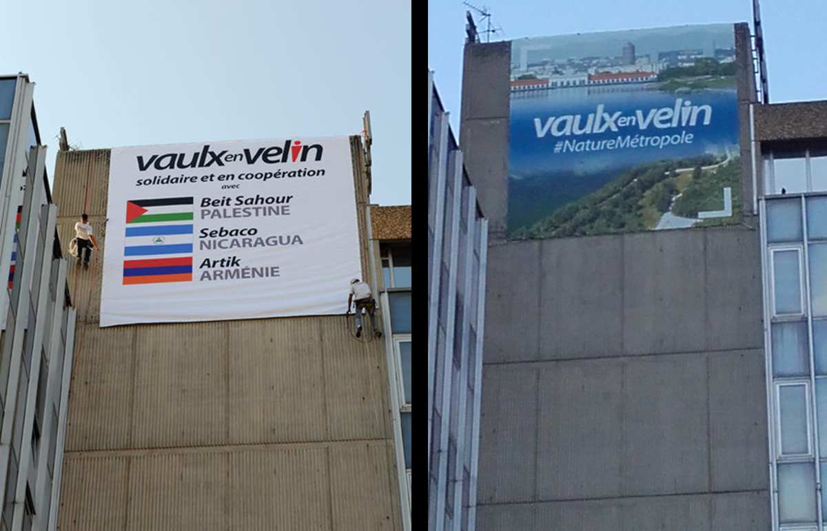 Palestine/Arménie/Nicaragua : La fin de la coopération internationale à Vaulx-en-Velin ?