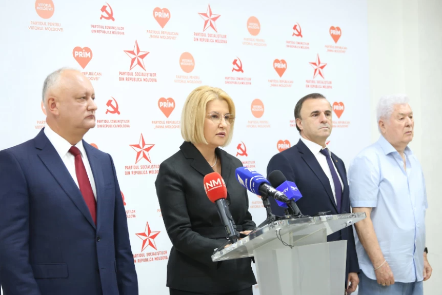 En Moldavie, l'opposition de gauche s'unie contre les libéraux au pouvoir En Moldavie, l'opposition de gauche s'unie contre les libéraux au pouvoir