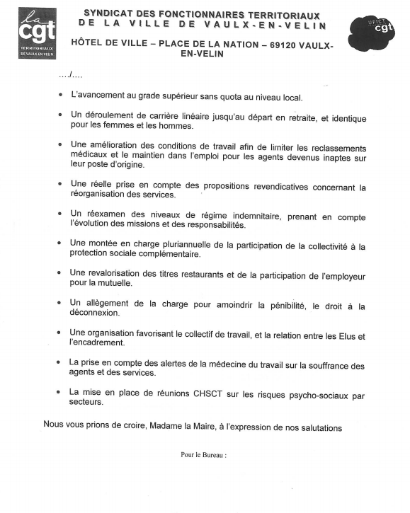 Vaulx-en-Velin : Colère des agents municipaux face à l'absence de dialogue social Vaulx-en-Velin : Colère des agents municipaux face à l'absence de dialogue social