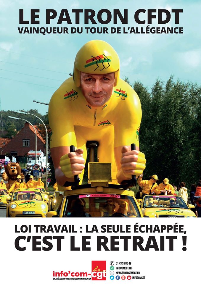 Loi Travail : La CFDT, fidèle à elle même, vient de trahir 