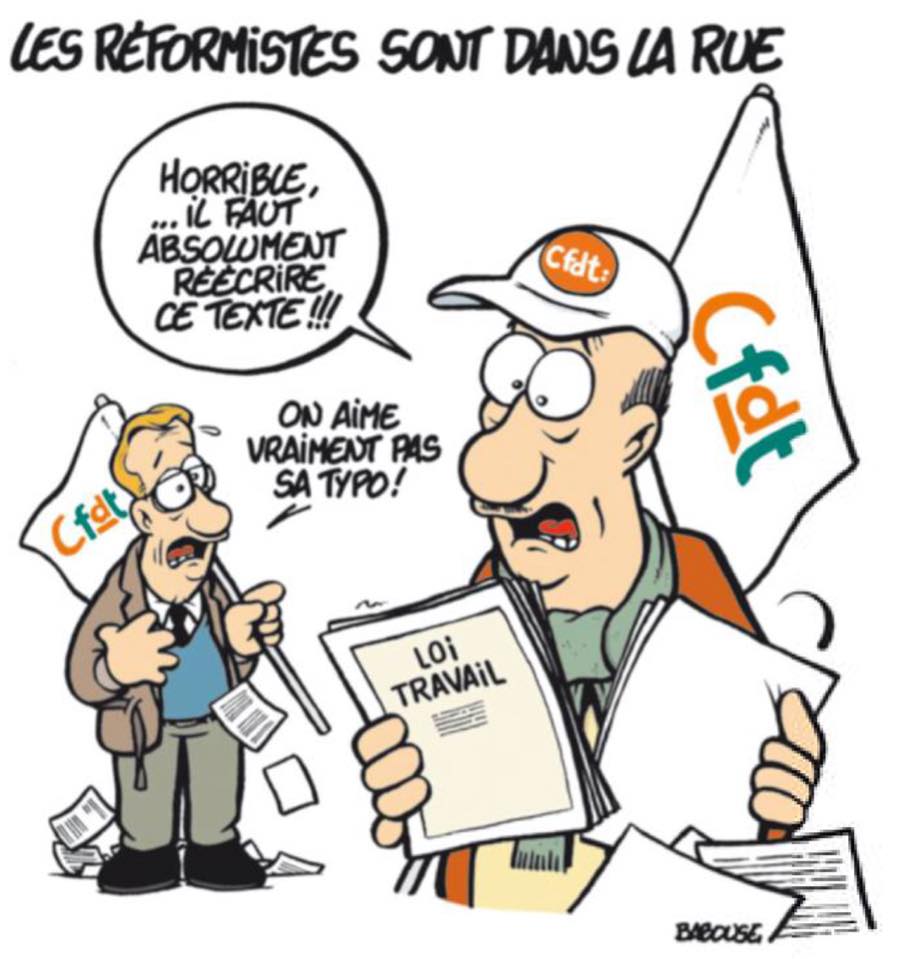 Loi Travail : La CFDT, fidèle à elle même, vient de trahir Loi Travail : La CFDT, fidèle à elle même, vient de trahir