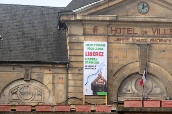 Le maire PCF de Stains devant le tribunal pour sa banderole en soutien à Marwan Barghouti
