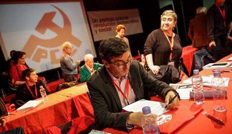 Le XXème congrès du PCE adopte la rupture avec l'UE et l'Euro