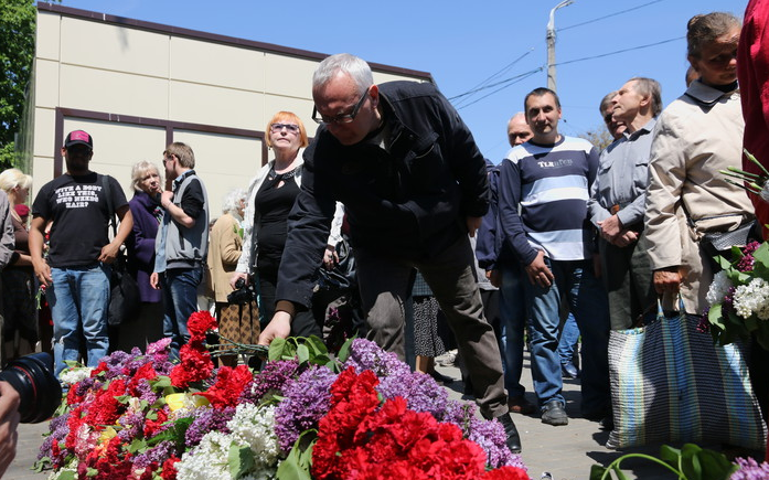 Odessa rend hommage à ses héros dans une situation très tendue Odessa rend hommage à ses héros dans une situation très tendue