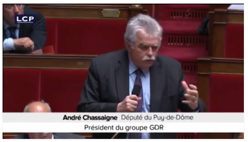 Loi Travail : André Chassaigne (PCF) fustige le rôle de Jean-Marie Le Guen