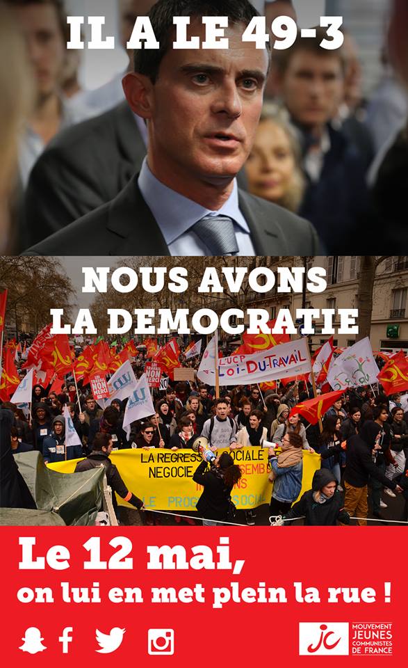 49-3 le déni de démocratie (MJCF) 49-3 le déni de démocratie (MJCF)