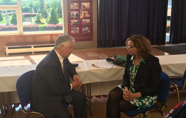 Rencontre entre Petro Simonenko (KPU) et Anne Sabourin (PCF) Rencontre entre Petro Simonenko (KPU) et Anne Sabourin (PCF)