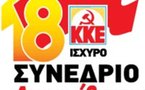 Ouverture du 18° congrès du KKE