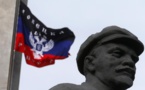 Donetsk rend hommage au communiste Fiodor "Artiom" Sergueïev fondateur de la République soviétique de Donetsk-Krivoï-Rog