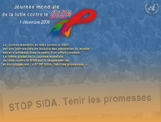 STOP SIDA. Tenez la promesse