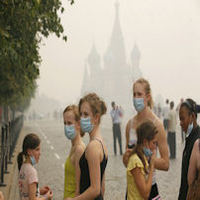 Le smog obscurcit toujours le ciel de Moscou