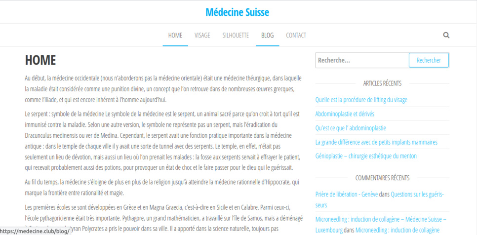 Histoire de la médecine Histoire de la médecine