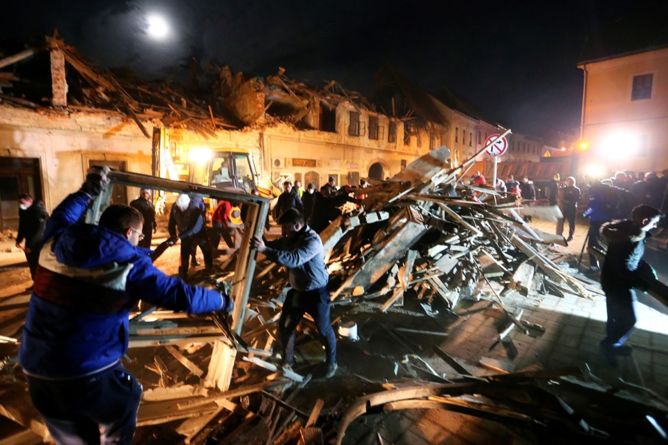 Au moins sept morts dans un séisme en Croatie