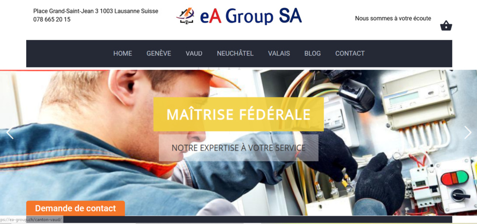 Dépannage électricien Lausanne