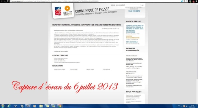 Elections Angers 2014: F. Béatse passe aux aveux