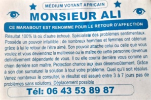 Arami, voyant medium marabout compétent Martinique protection sentimentale