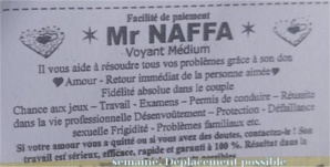 Mr Naffa, voyant medium à Guyane pour guérison maladies inconnues