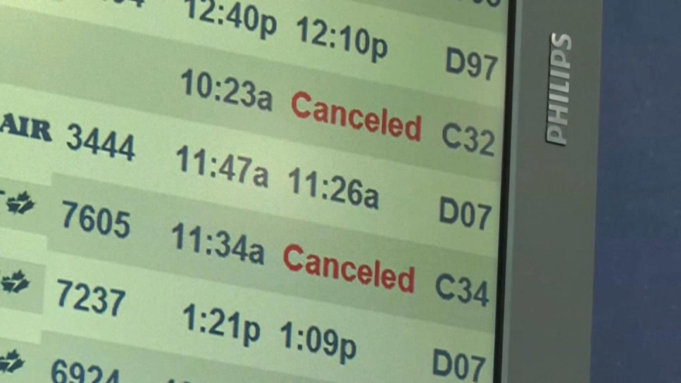 Omicron : plusieurs vols annulés