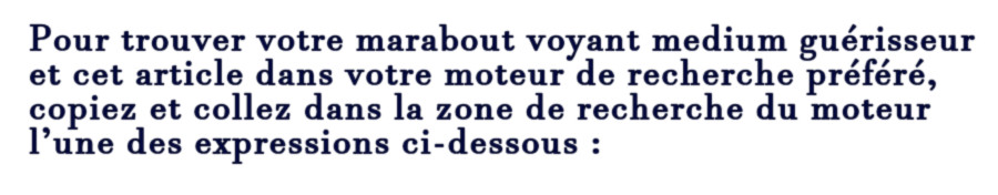 Mamadou, marabout medium africain à Auxerre, Issoudun, Verdun