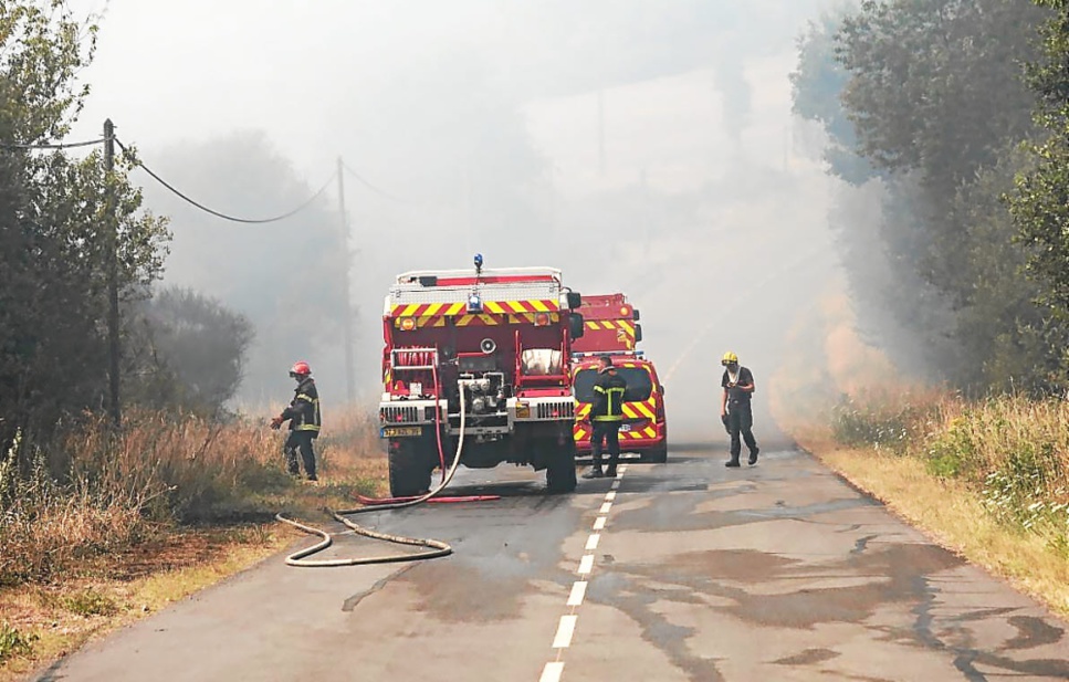 Incendie : la forêt de Brocéliande en proie aux flammes Incendie : la forêt de Brocéliande en proie aux flammes
