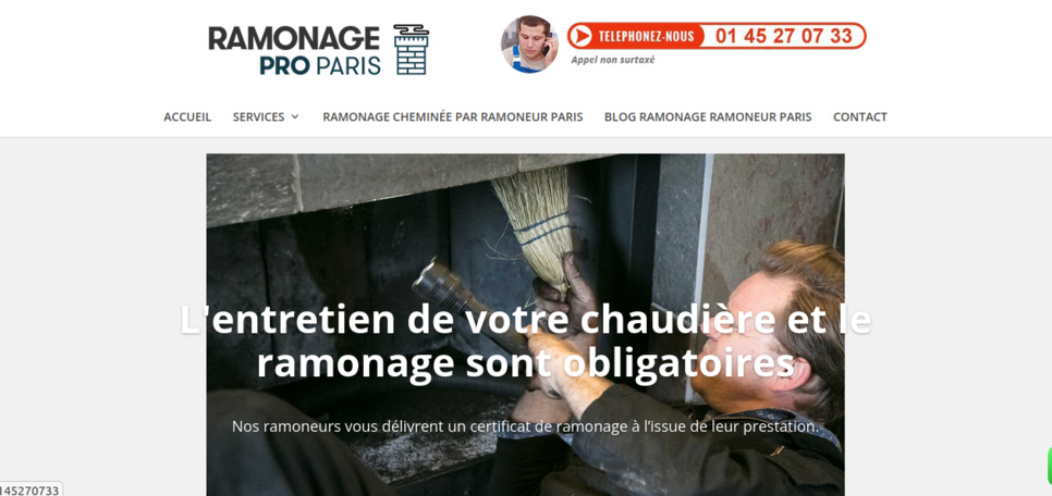 Ramonage Paris, prix, devis, tarif Ramonage Paris, prix, devis, tarif