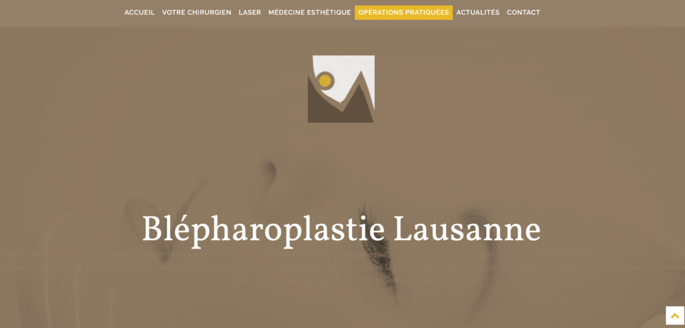 Blépharoplastie supérieure ou inférieure Lausanne
