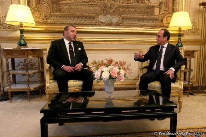 Mohamed VI en visite privée à Paris