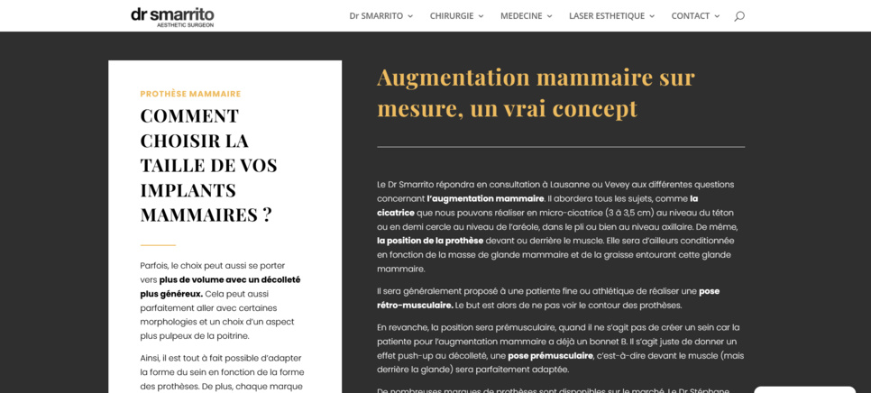 Augmentation mammaire à Sion ? Voir le Dr Smarrito Stéphane ? Augmentation mammaire à Sion ? Voir le Dr Smarrito Stéphane ?