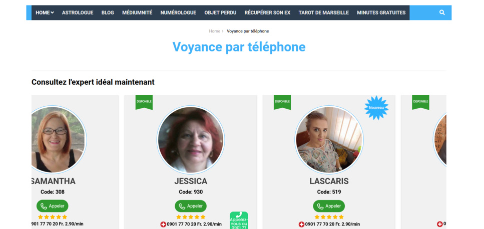 Voyance directement au téléphone en Suisse Voyance directement au téléphone en Suisse
