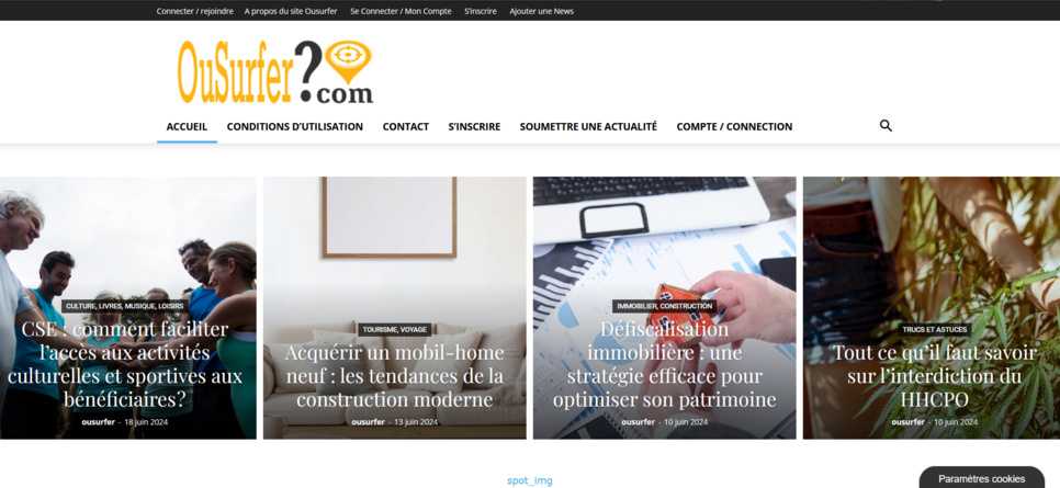 Ousurfer.com : Un super annuaire Ousurfer.com : Un super annuaire