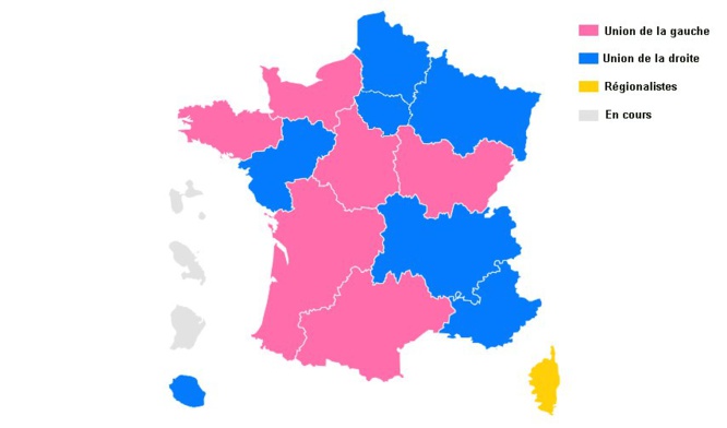 Élections régionales 2015: estimations second tour Élections régionales 2015: estimations second tour