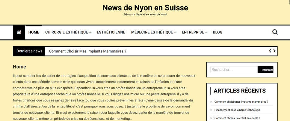 Découvrir la ville de Nyon Découvrir la ville de Nyon