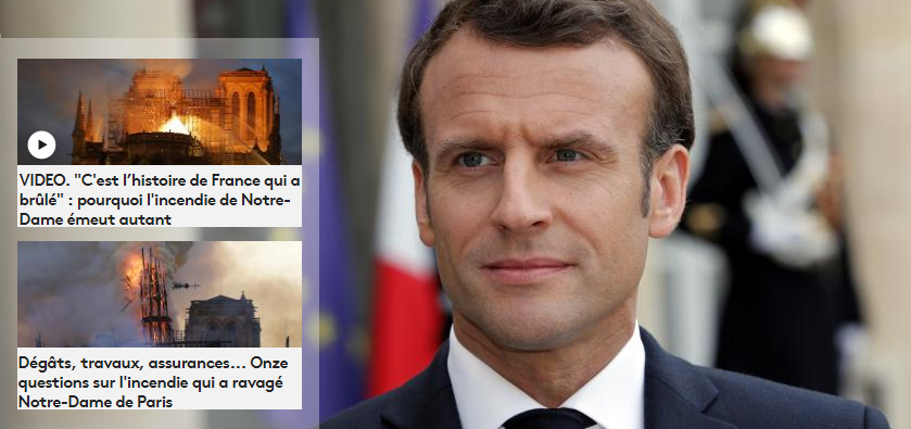 ​Emmanuel Macron Notre-Dame en feu et la colère des Français