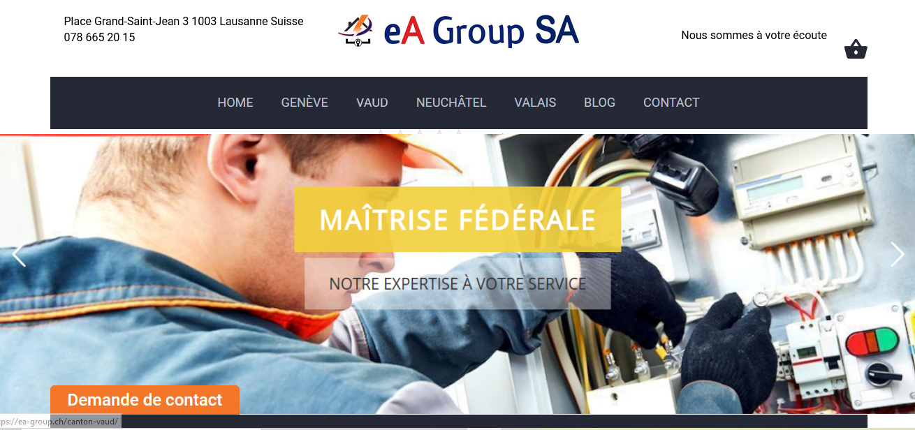 Dépannage électricien Lausanne