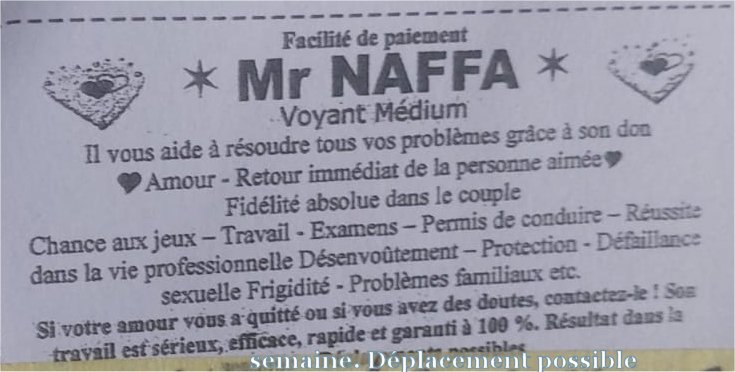Mr Naffa, voyant medium à Martinique pour guérison maladies inconnues