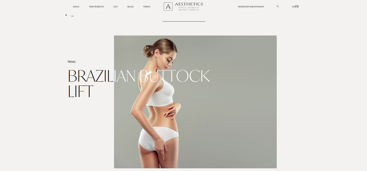 Lipofilling des fesses, BBL Genève