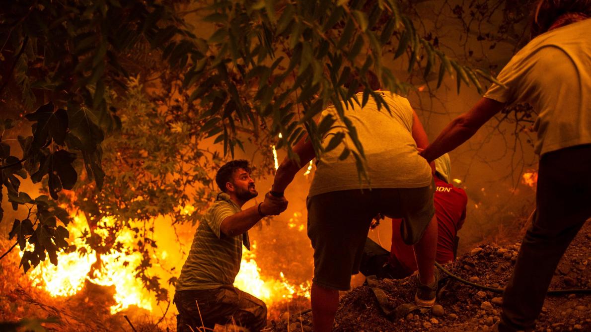 Les flammes dévorent la Grèce : Kyriákos Mitsotákis proclame un état de guerre