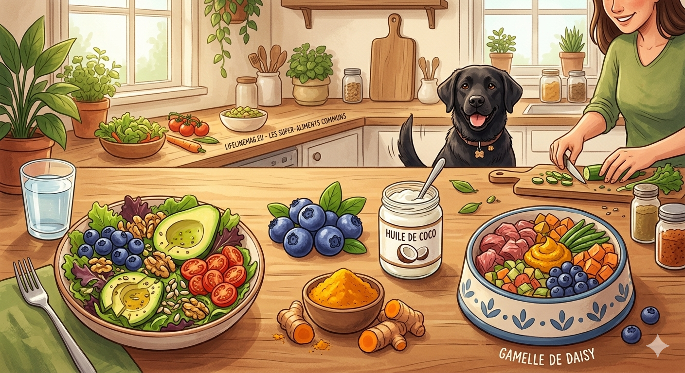 Partager sa gamelle : Ces 5 super-aliments aussi bons pour vous que pour votre chien