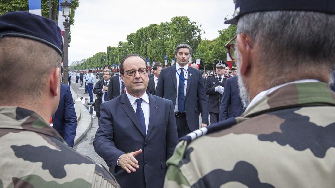 Dernière interview du quinquennat de François Hollande ce 14 juillet